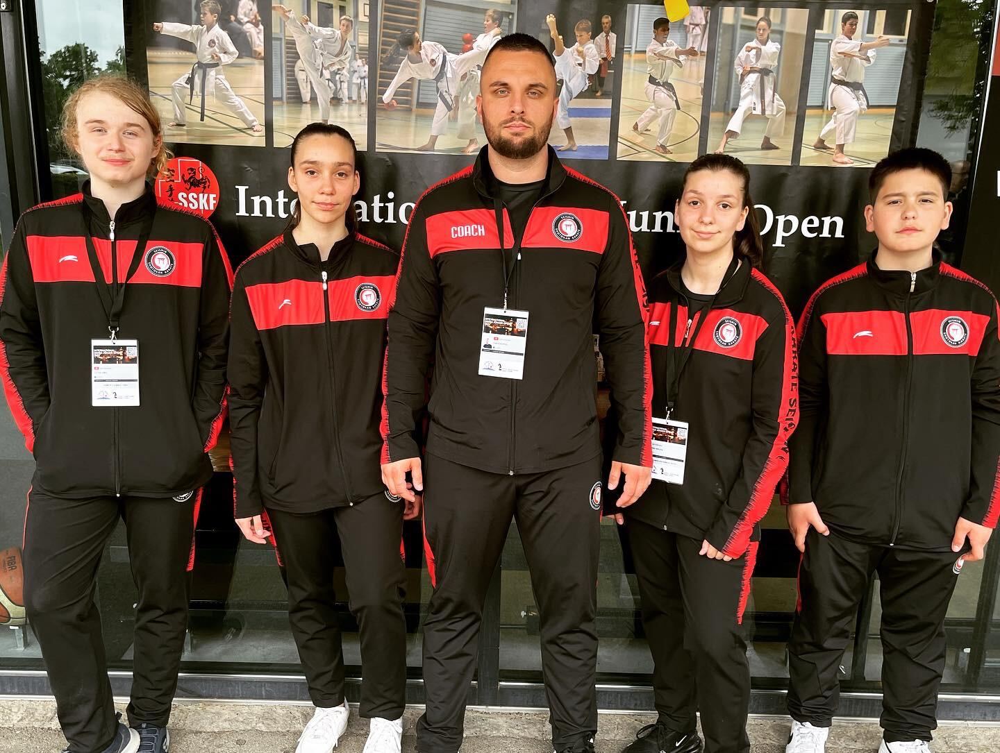 Team Karate Seishin an einem internationalen Turnier
